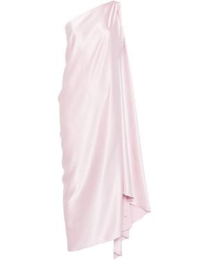 Stephan Janson Draped One-Shoulder Dress - Pink