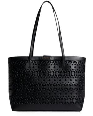 Ted Baker Lissyna Cut-Out Leather Shoulder Bag - Black