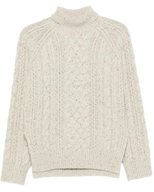 TOTEME Pull Torsadé À Col Roulé - White