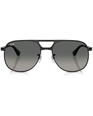 Ray-Ban Bill Max Pilot-Frame Sunglasses - Grey