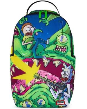 Sprayground X Rick And Morty Sac À Dos Mutant Hunters - Blue