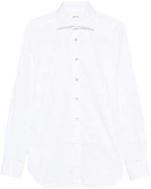 Kiton Button-Down Shirt - White