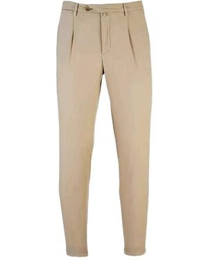 Briglia 1949 Broek Met Geplooid Detail - Naturel