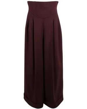 Antonio Marras High-Waisted Wide Pants - Purple