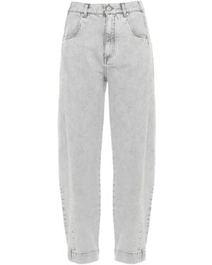 Panicale Cuffed Jeans - Grey
