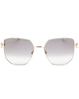 Cartier Square-Frame Sunglasses - White