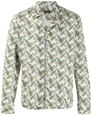 Dell'Oglio Foliage Print Shirt - Multicolour