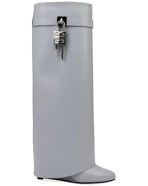 Givenchy Shark-Lock Boots - Gray