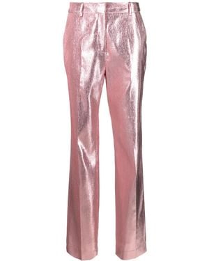 Rabanne Metallic-Effect Tailored Trousers