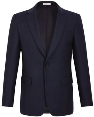 Fursac Virgin-Wool Suit Jacket - Blue