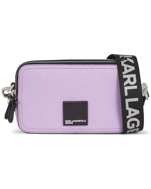 Karl Lagerfeld Klj Camera Bag - Purple