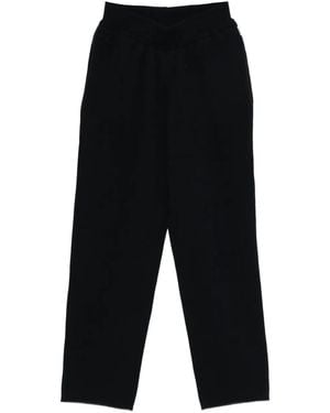 Aspesi Elasticated-Waist Trousers - Black