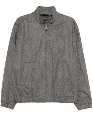 Lacoste Logo-Embroidered Jacket - Gray