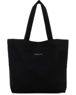 Kuro Canvas Shopping Bag - Black