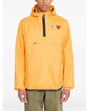 Comme des Garçons X K-Way Play Half-Zip Jacket - Orange