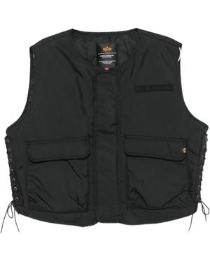 Alpha Industries Chaleco -1952A Heritage - Negro