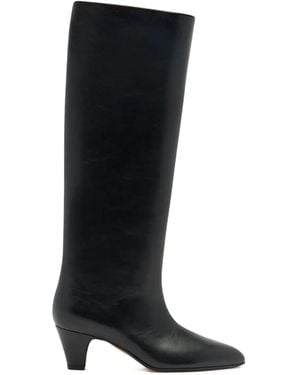Bally 55Mm Alva Leather Boots - Black