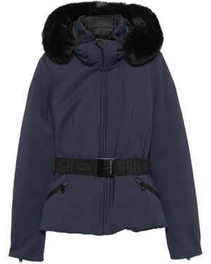 Goldbergh Hida Fur-Trim Ski Jacket - Blue
