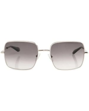 McQueen Square-Frame Sunglasses - Grey
