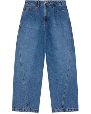 Adererror Panelled Jeans - Blue