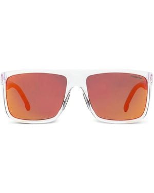 Carrera 8055 Square-Frame Sunglasses - Pink