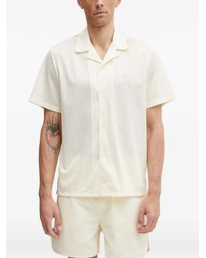 Filling Pieces Resort Graphic-Print Point-Elle Shirt - White
