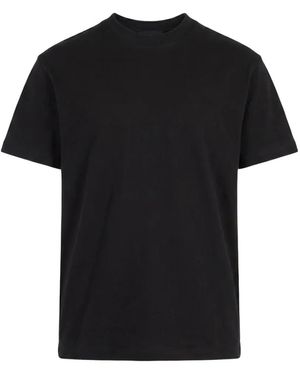 Prada Triangle-Patch T-Shirt - Black