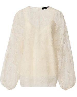 Fabiana Filippi Blouse En Dentelle - Natural