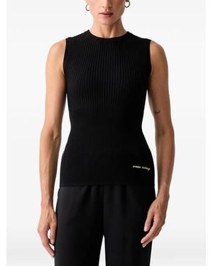 ARMANI EXCHANGE Top Con Logo Bordado - Negro