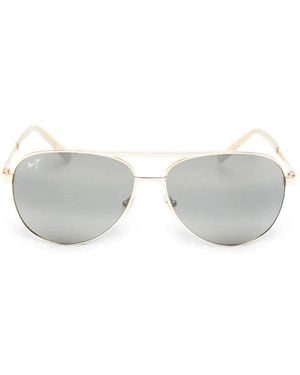 Maui Jim Seacliff Pilot Sunglasses - White