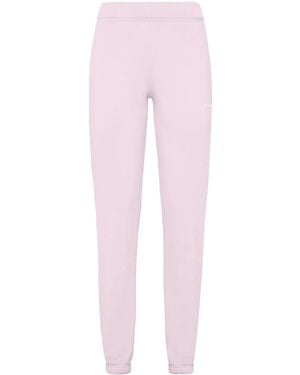 Philipp Plein Logo-Print Skinny Track Trousers - Pink