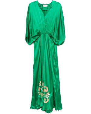 Themis Z Abito Lungo Iris - Verde