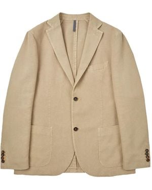 Montedoro Button Single-Breasted Jacket - Natural