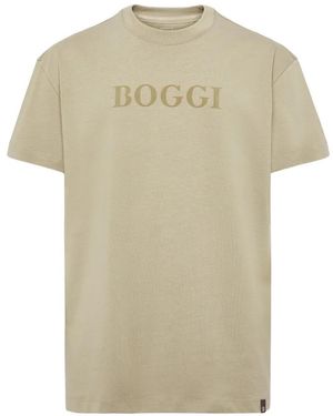 BOGGI Cotton T-Shirt - Natural