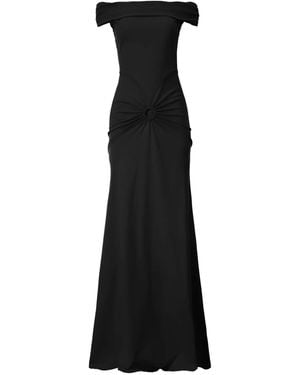 MOOS STUDIO Off-Shoulder Maxi Dress - Black