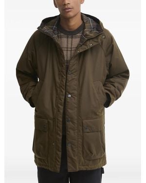 Barbour Bedale Waxed Parka - Green