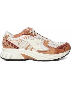 Diadora Paneled Mesh Sneakers - White