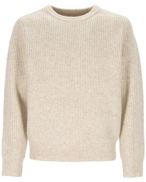KEELING Ribbed-Knit Jumper - White