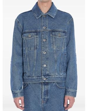 Loewe Anagram Denim Jacket - Blue