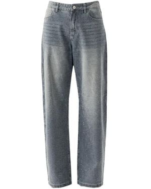 Twentyfourhaitch Jean À Passants De Ceinture - Grey