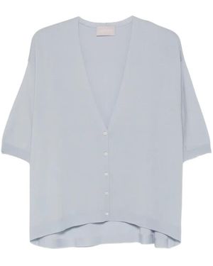Hemisphere Cárdigan Con Botones Y Cuello En V - Gris