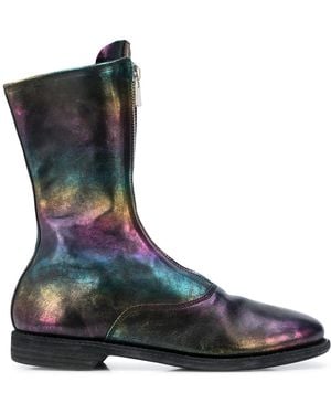 Guidi Iridesdent Ankle Boots - Multicolor