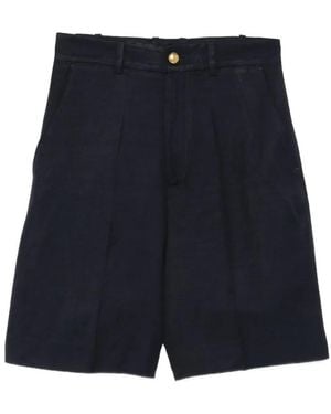 P.A.R.O.S.H. Pleated Shorts - Blue