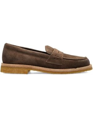 Golden Goose Jerry Leather Penny Loafers - Brown
