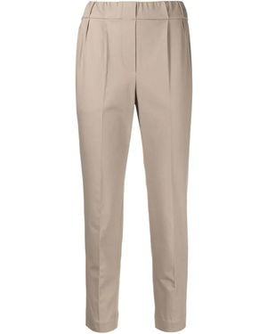 Brunello Cucinelli Straight Leg Trousers - Natural