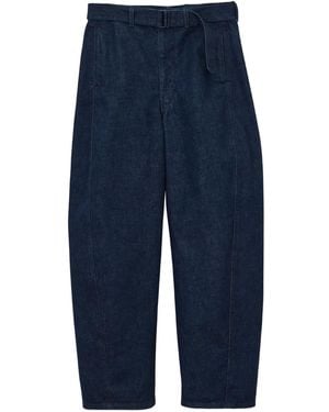 Lemaire Vaqueros con cinturón - Azul