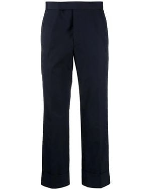 Thom Browne Tailored Cropped Trousers - Blue
