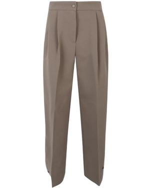 Frankie Shop Doyer Pleated Trousers - Grey
