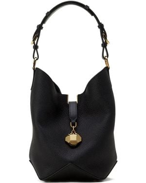 Lanvin Bolso Bombonera Con Detalle Geométrico - Negro