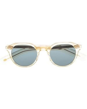Eyevan 7285 Tinted Round-Frame Sunglasses - Blue